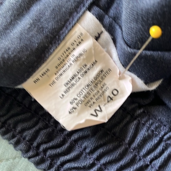 Blue cotton short size 40 inseam is eight length is 20 - Picture 4 of 4